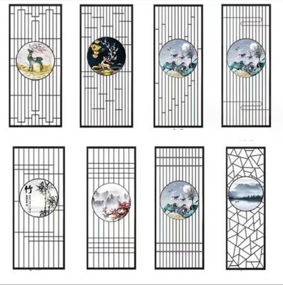 Goede prijs Persoonlijke wand kamer verdelingspaneel scheidingswand woonkamer landschap schilderen metalen scherm online