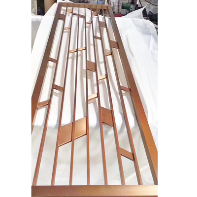 304 Rozengoud Brons Haarlijn Roestvrijstalen Scheiders Gepoetste Stainless Steel Splitsingen