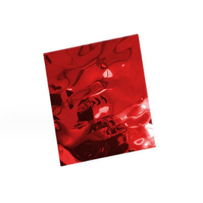 Goede prijs Kleurrijke plafond water golven decoratieve roestvrij staal plaat 304 metalen wandpaneel voor hotel KTV online