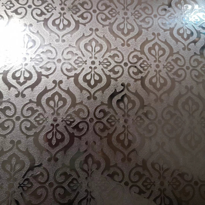 Op maat gemaakt patroon embossing en etsen van roestvrij staal decoratief paneel project hotel