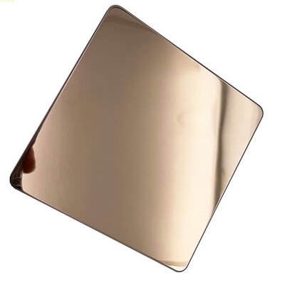 Goede prijs Gepolijste Super Mirror 8K gekleurde roestvrij staalplaten Klasse 304 316L 1.0mm 1.2mm 1.5mm 2.0mm 3.0mm Fingerprint online