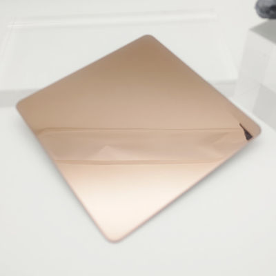 Goede prijs 304 roestvrij staal wand decoratie roze kleur super 8K online