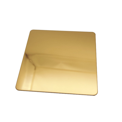 Roodgoudkleur PVD-coating Stalen plaat 304 roestvrij staal Foshan China