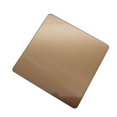 Goede prijs Haarlijn Spiegel Gepolijste koffie kleur 1 mm Dikte 304 of 201 roestvrij staal online
