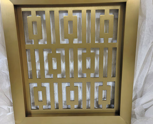 Goede prijs Laser Cutting Patterned Matte Rose Gold Stainless Steel Screen&Partition For Hotel Dividers online