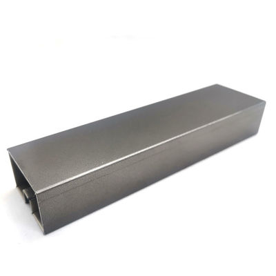 Goede prijs Bead Blasted Zwarte Kleur Roestvrijstalen Trim Strip Voor Glas Partiton online