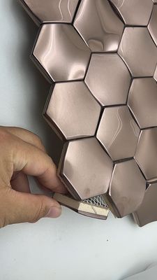 Goede prijs Mozaïektegels Randwanden Rozengoud online