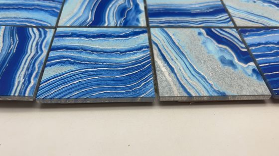 Goede prijs Aluminium mosaïek tegels dikte 1 mm Super fabriek China Op maat online