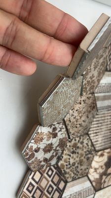 Goede prijs Goud mosaïek van roestvrij staal Metalen mosaïektegel voor de binnenmuur online