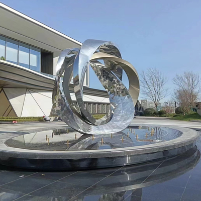 Gepersonaliseerde Foshan 304 poedercoated 316L roestvrij staal sculpturen fabrikanten