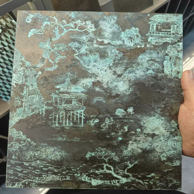 Goede prijs 4x8 Ft 4x10 Ft Metalen Retro Design 304 201 316 L Muurdecoratie Roestvrij staalplaat online