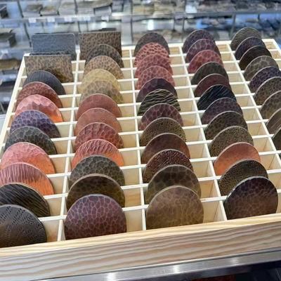 Goede prijs Handgemaakte hamerpatroon roestvrij staalplaat voor kunstontwerp online