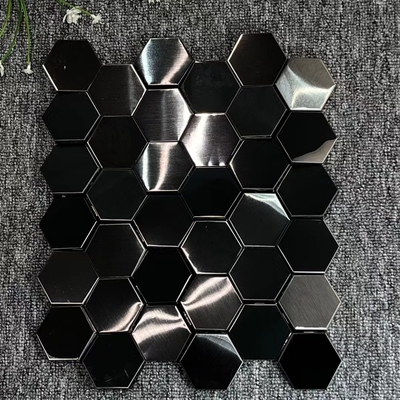 Verfijnde en tijdloze mosaïektegels van roestvrij staal voor klassieke ontwerpen