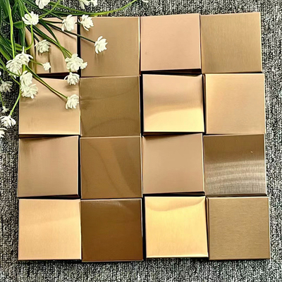 300*300mm Interieur decoratie Waterdicht en niet gemakkelijk te roesten Metalen mozaïek Keramische tegels