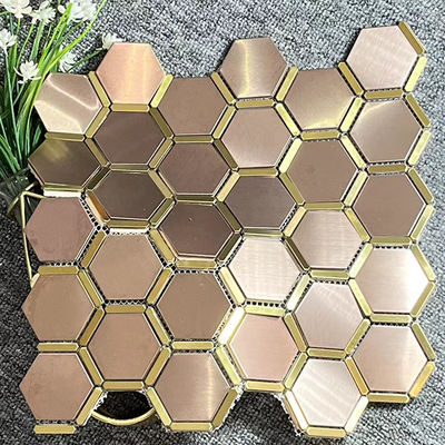 Goede prijs GB/JIS/AISI/DIN/SUS Standaard mosaïektegels van roestvrij staal voor binnenmuren online