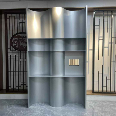 Metalen Vitrinekasten Aangepaste Kleur Roestvrijstalen Kast Voor Display Thuis Winkel Winkelcentrum En Kantoor
