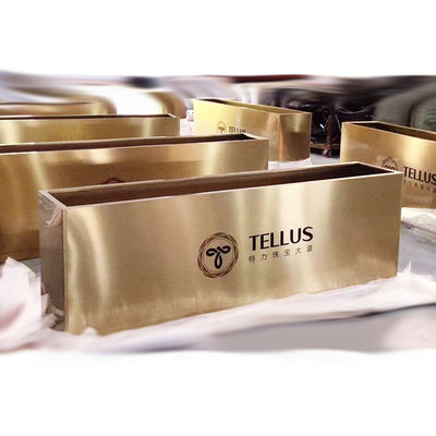 Foshan MXL Goud Zilver Kleur 304 Roestvrijstalen Plantenbakken voor Buiten voor Stedelijke Straatprojecten