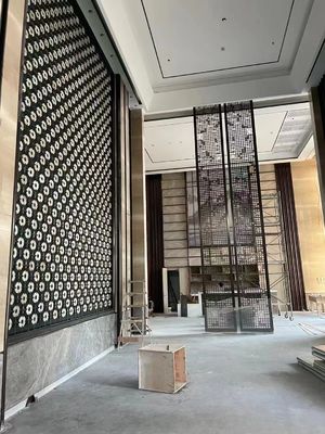 Goede prijs 3D Muurpaneel van roestvrij staal Contemporary Laser Engraved Design online