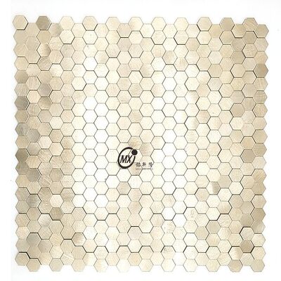 Export MOQ 10 vierkante meter Aluminium Keramiek 201 304 Metalen Mozaïek Home Club Ktv Bar Muur Decoratie