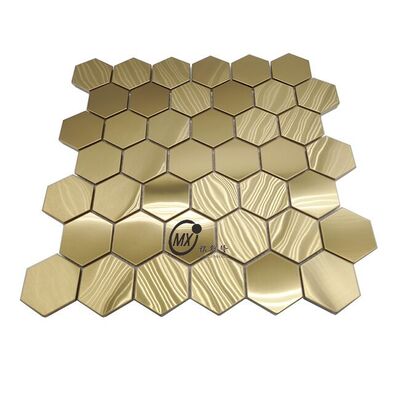 ORM ODM Golden Matte/Glossy Finish Mosaïektegels Voor Interieur Decoratie Voor Keuken Backsplash/Badkamer Muur