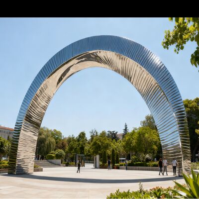 Outdoor ontworpen China Foundry 316L roestvrij staal beeldhouwwerk te koop