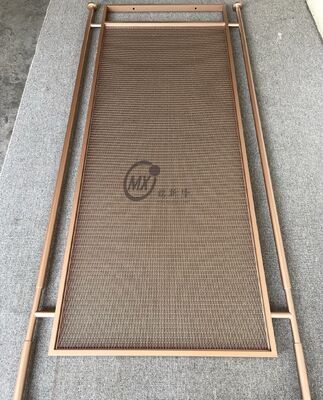 Goede prijs Contemporary Geometric Pattern Stainless Steel Screen Partition met PVD Plating Titanium en Mirror 8k Pools in 304 Grade online