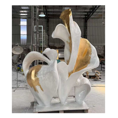 Goede prijs 201 304 316L Professional Custom Stainless Steel Sculpture Outdoor Large Metal Art Statue for Project online