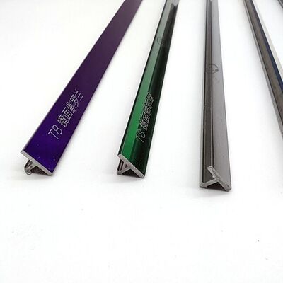 Foshan Factory 304 roestvrij staal T Trim Custom Grootte Gepoetste gouden T-vorm decoratieve strook voor wandtegel meubilair