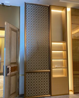 Goede prijs Romantic Style Stainless Steel Room Divider for Hotel Lobby online