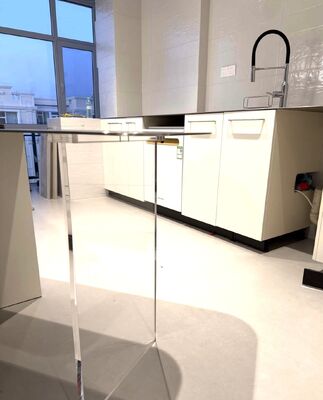 Goede prijs 48-inch dubbele schaal commerciële gootsteen, krasbestendige roestvrij staal, ondermontage online