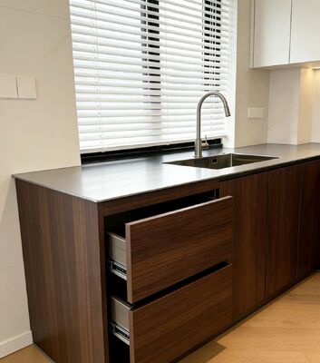 Goede prijs 30-inch drop-in werkstation wasbak, schramvast roestvrij staal, 16-gauge online