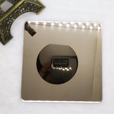 Goede prijs BV GB TUV Champagne Gold Stainless Steel Sheet 304 Spiegel Antivingerafdruk online
