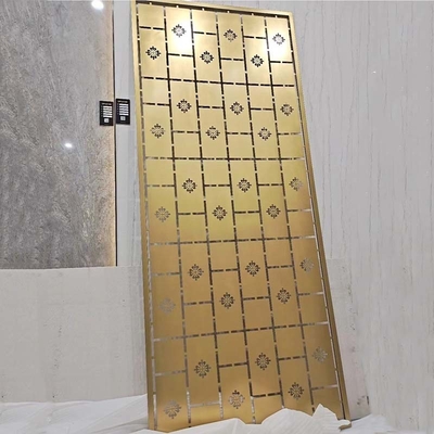304 Goud PVD coating Bright Glossy Color Beadblasting